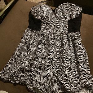 Patterned Corset style Romper